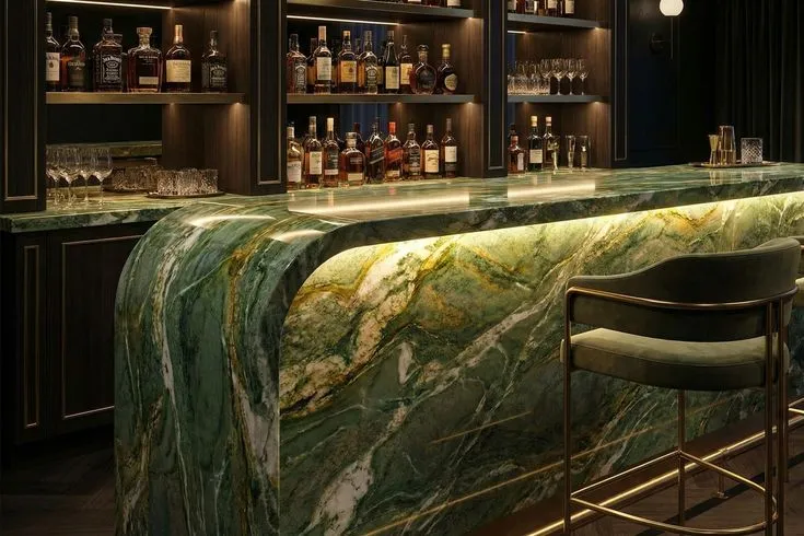 Best Natural Stone Bar Counter Designs project by Stone World