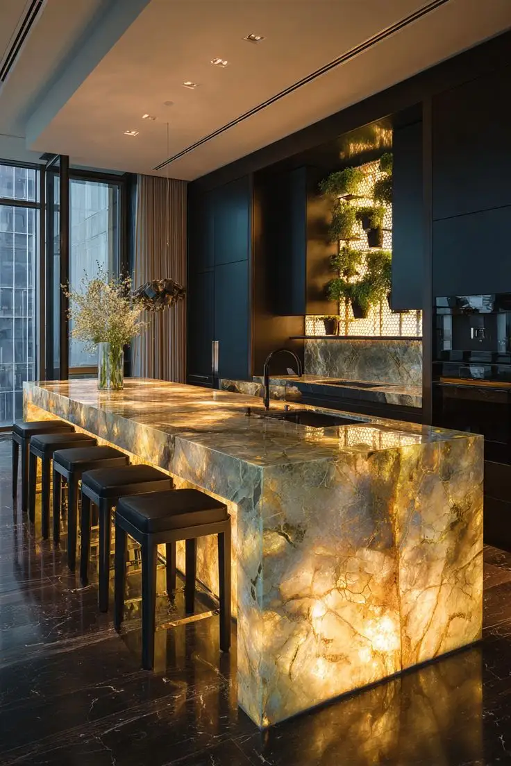 Best Natural Stone Bar Counter Designs project by Stone World