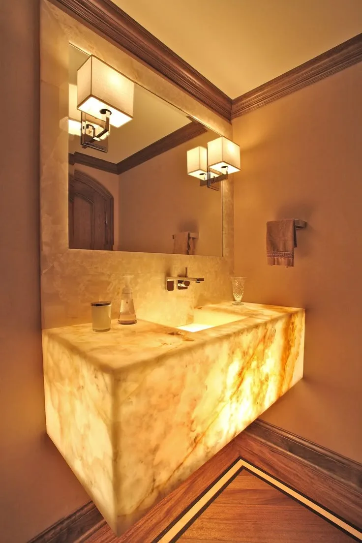Natural stone bathroom design ideas