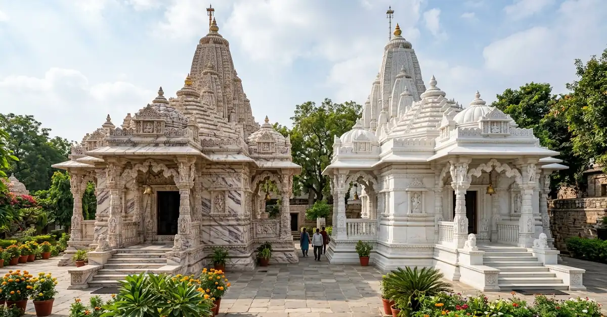banswara white marble mandir vs vietnam marble mandir