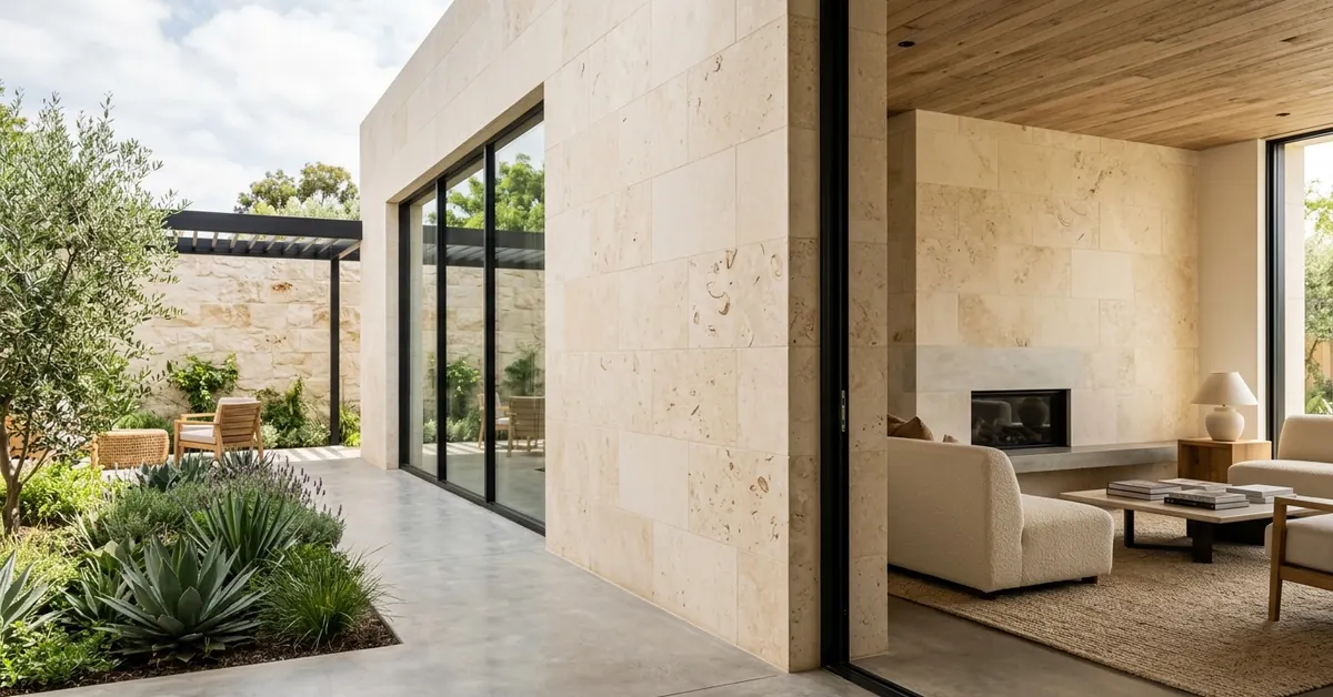 lime stone wall cladding