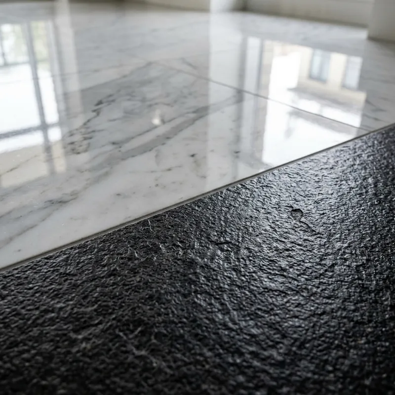 Textured granite edge trim marble floor border design