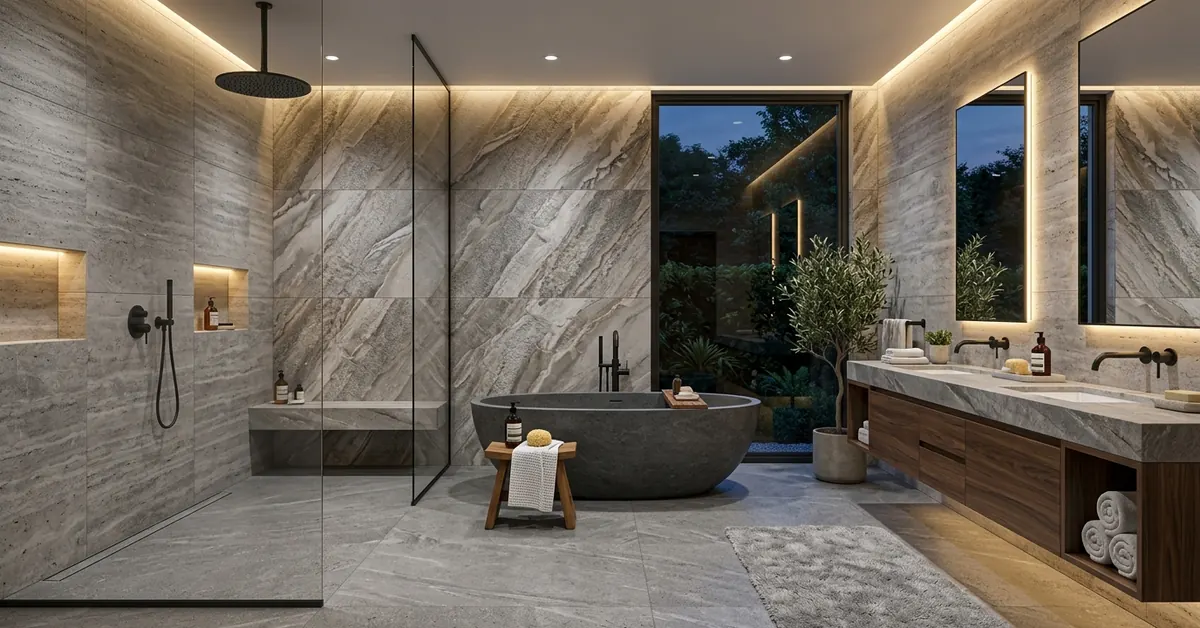 stone flooring for bathroom