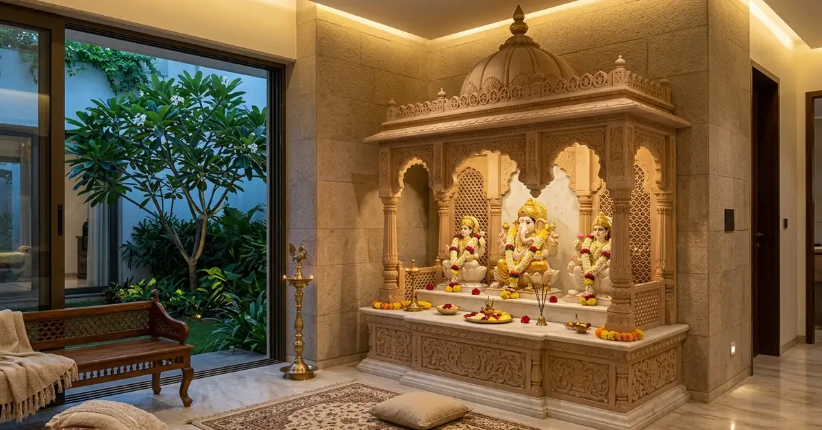 which type of mandir is good for home