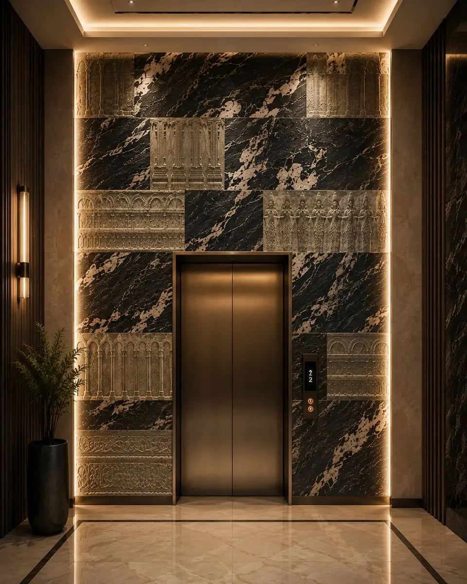 Lift Cladding project by Stone World