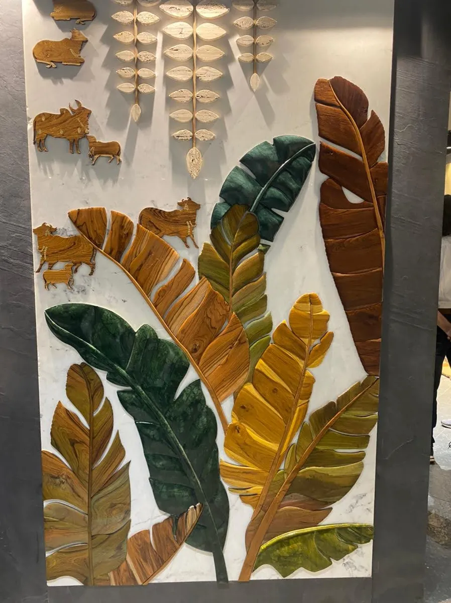 Stone and Wood Fusion Mural sample 3 - Stone World