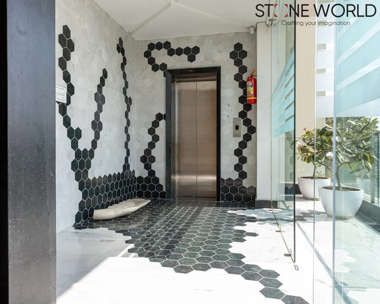 Lift Cladding project by Stone World