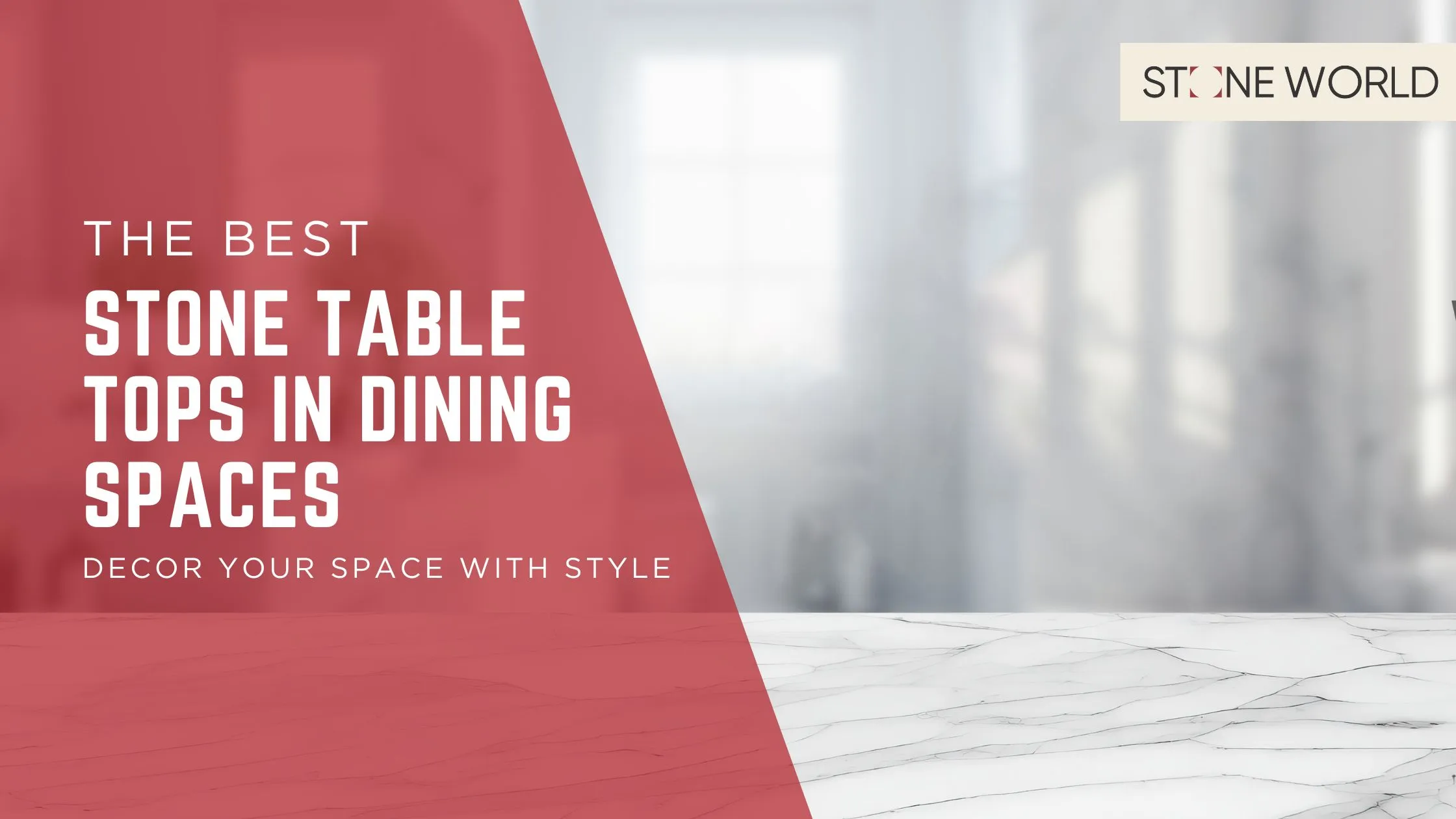 Elevate Your Dining Space with Premium Stone Table Tops