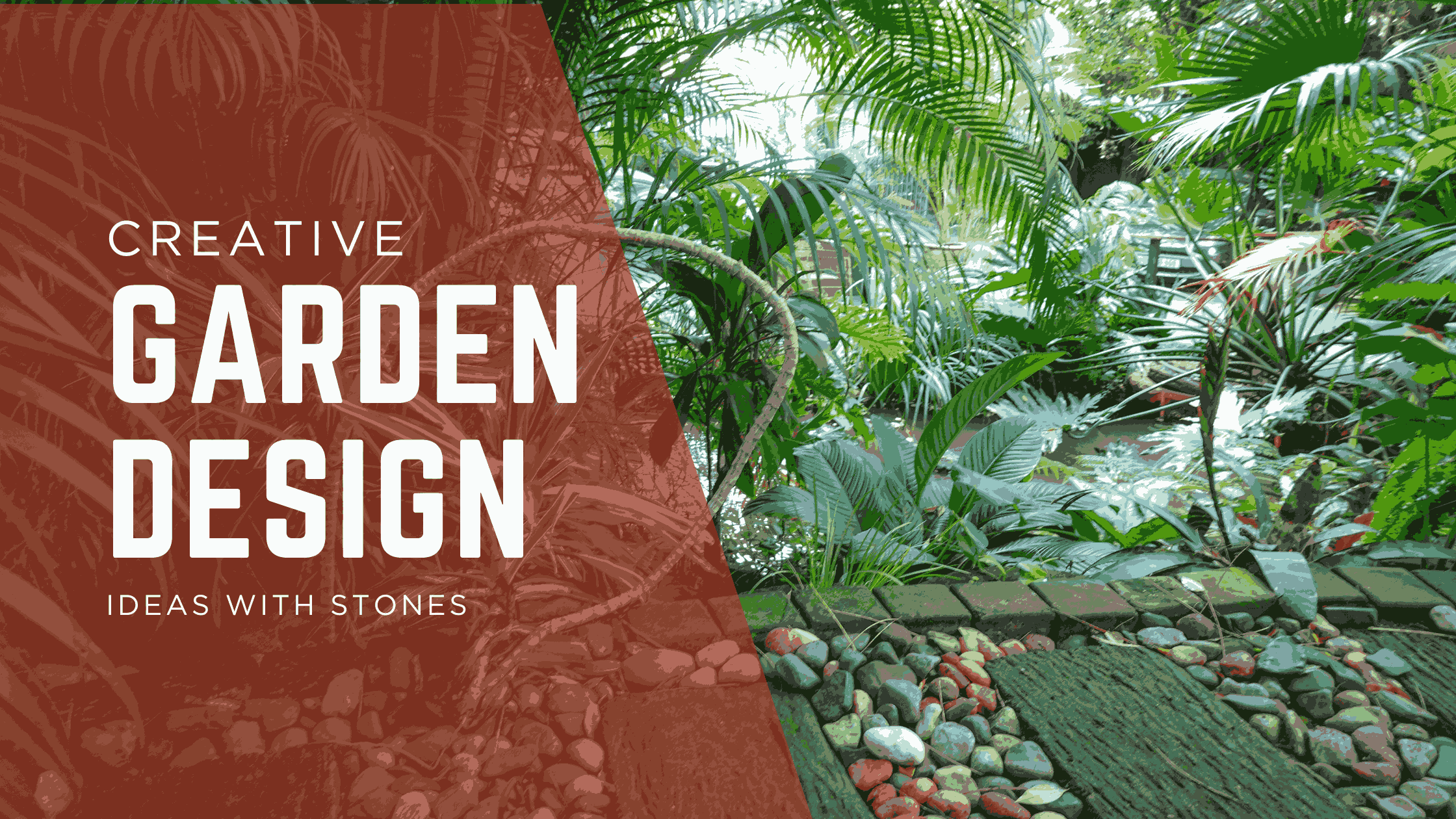 Garden designs with stones