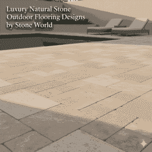 Natural Stone Outdoor Flooring Simple Design