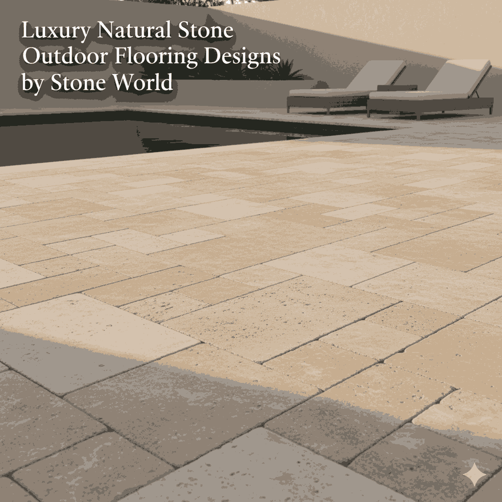 Natural Stone Outdoor Flooring Simple Design