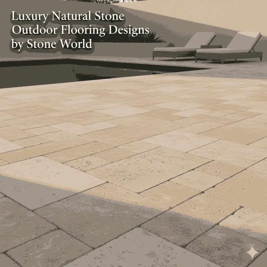 Natural Stone Outdoor Flooring Simple Design