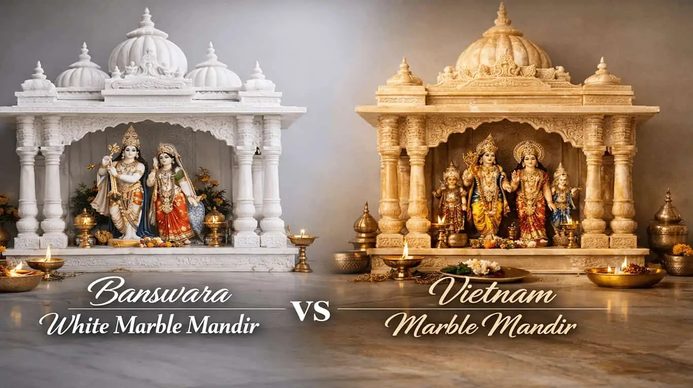 Banswara White Marble Mandir vs Vietnam White Marble Mandir: Which Is Right for Your Sacred Space?