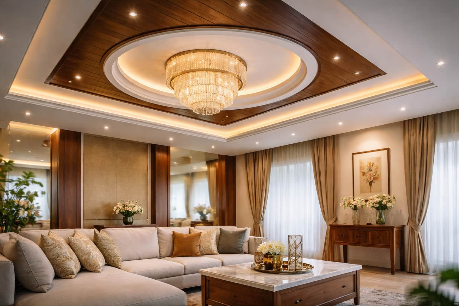 natural stone ceiling design